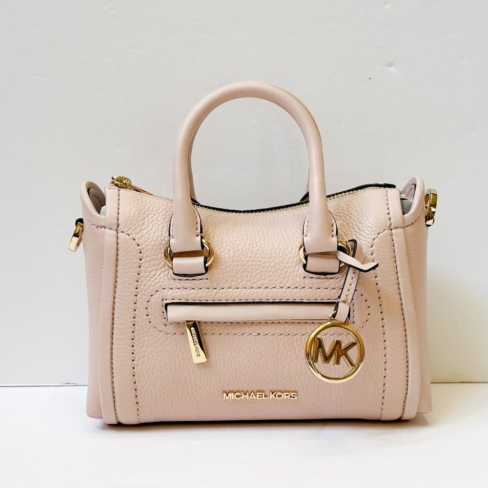 Michael Kors Carine XS MINI Satchel Shoulder Crossbody Bag Pink Powder Blush